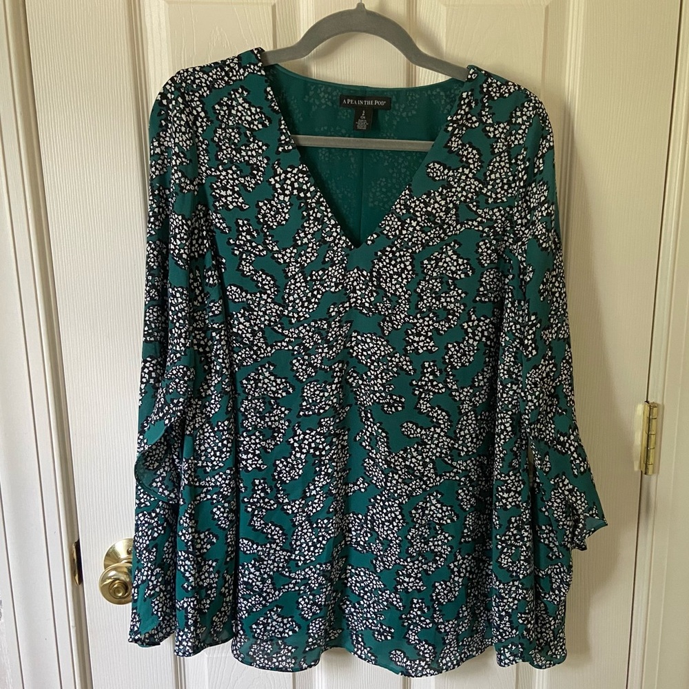Emerald Pea in the Pod Blouse